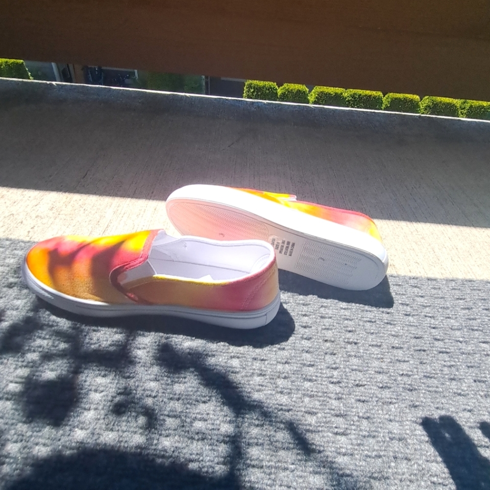 Custom Shoes (Flame Colors) size 6
